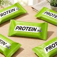 Matcha Protein Bar Mini Square Rendah Karbohidrat Camilan Energi Teh Hijau Nutrisi Kebugaran
