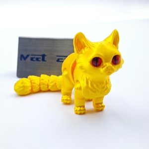 Özelleştirilmiş <span class=keywords><strong>3D</strong></span> Baskılı Kedi Oyuncakları Sevimli Eklemli Kediler Esneklik İçin İşleme Hizmetleri Reçine/Naylon/PLA Tek Adres - Product Image 3