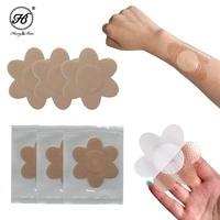 Cache-tétons en silicone imperméables en forme de fleur, patchs mammaires adhésifs doux pour la peau, coussinets de soutien-gorge sans bretelles pour mariages