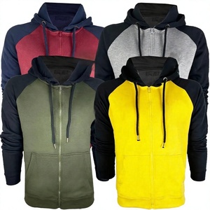 Veste à capuche en polaire jaune pour homme, coupe-vent, vêtements d'hiver avec fermeture éclair, coupe régulière, style décontracté et chaud pour l'extérieur - Product Image 6