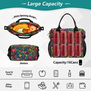 Hot Eco-friendly Reusable Custom Washable Cooler Bag Thermal Insulation Small Lunch Bag for Sale - Product Image 5