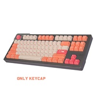 GMK Orange Boi Keycaps Cherry Profile DYE-Sub Mechanical Keyboard Keycap PBT 129 Keys for MX Switch With 6.25U 7U Space Bar