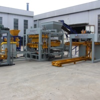 Machine de formage de briques en béton entièrement automatique QT4-15 avec système hydraulique