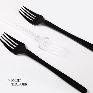 210mm dùng một lần PS nhựa dài xử lý 4-prong ngã ba cho trái cây, khoai tây chiên, bít tết, trà sữa - Product Image 6