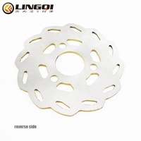 LINGQI Racing 155mm 3 Trous Disque de Frein à Disque pour Moto Pit Dirt Bike Off Road Pièces Détachées