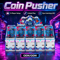Machine de jeu d'arcade à pousser les pièces pour centres de jeux, machine de jeu d'intérieur à monnayeur, qualité stable et vente mondiale de machines à pousser les pièces