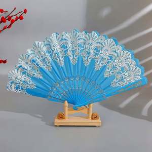 Éventail pliant en bambou personnalisé imprimé sur mesure pour la décoration de la maison, motif personnalisé pour le Nouvel An et Halloween - Product Image 4