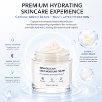 Private Label Glucan Gezichtscrème Hyaluronzuur Niacinamide Diep Hydraterende Verzorgende Lichtmakende Pigmentatie Revitaliserende