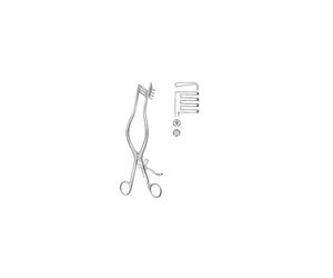 Adson Retractors 3x4 Dientes Sharp 26,5 Cm Instrumentos Quirúrgicos Acero Inoxidable Alemán Alta Calidad Pakistán Mahersi - Product Image 1
