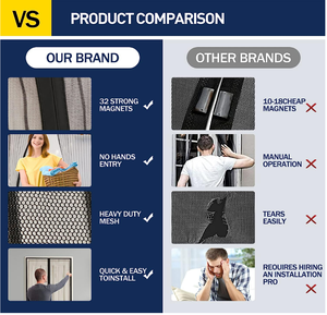 Style moderne Nouveau <span class=keywords><strong>rideau</strong></span> de porte <span class=keywords><strong>moustiquaire</strong></span> magnétique en polyester pour hôtel - Product Image 5