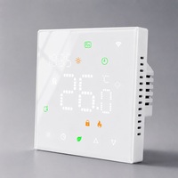 Thermostat intelligent Tuya ZigBee OEM d'usine 16A avec écran tactile LED et WiFi 3A pour le contrôle de la température des systèmes de chauffage au sol électriques et à eau