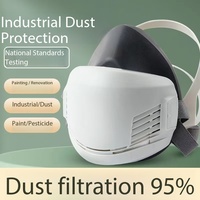 Masque anti-poussière pour la poussière industrielle, le meulage, le ciment, les chantiers de construction, le soudage électrique, la rénovation, le silicone, masque KN95 pour le commerce transfrontalier