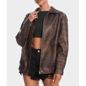 Veste en cuir de serpent de haute qualité pour femmes, écologique, imperméable, design classique, nouvelle collection automne-hiver - Product Image 2