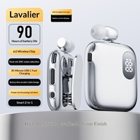 OEM K91 Lavalier untuk Headset 6.0 Mikrofon Ganda ENC Peredam Kebisingan Panggilan Tahan Air Tahan Lama Daya Tahan Baterai Panjang