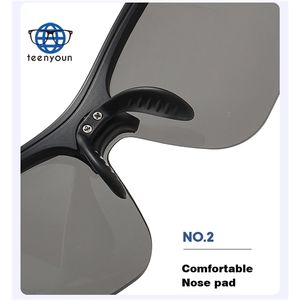 نظارات شمس للرجال من Teenyoun تصل إلى الرياضة Y2k حول النظارات الشمسية Uv400 ظلال آمنة للرجال نظارات شمسية لركوب الدراجات بالجملة - Product Image 5