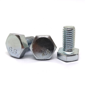 Din 933 High Strength Grade8.8 Zinc Plated Hex Head <b>Bolt</b> with Nuts - Product Image 5