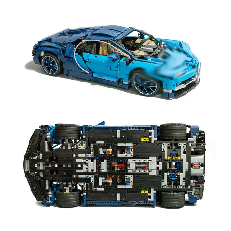 2024 lepins 1:1 bloques de construcción juegos de ladrillos niños juguete Bugatti Chiron Compatible 42083 Technic coche modelo ladrillo Juguetes