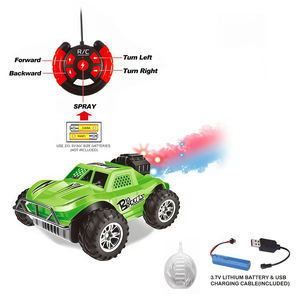 Auto RC AJB a 5 Canali 27Mhz con Illuminazione a Spruzzo, Veicolo Fuoristrada Simulato di Grado Hobby, Auto Elettrica Telecomandata per Bambini - Product Image 6