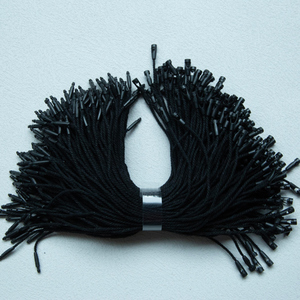 Cuerda de algodón ecológica cuerda colgante Etiqueta de sello de plástico <span class=keywords><strong>para</strong></span> <span class=keywords><strong>ropa</strong></span> cinta con logotipo - Product Image 2