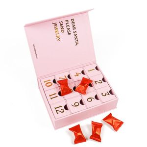 Caja de Calendario de Adviento Misterioso para Cosméticos con Impresión Dorada y Diseño Personalizado de Fábrica Más Vendida - Product Image 2