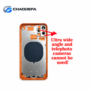 Boîtier de conversion DIY pour iPhone 11, 11 Pro, 11 Pro Max en style 17 Pro, 17 Pro Max – Coque arrière, châssis - Product Image 4