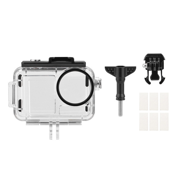 60M Underwater Waterproof Cover for OSMO Action 6 5Pro 4 3 Diving Protective Case Sport Camera Accessory Kit with Floating Pole