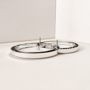 Double Ring <b>Sofa</b> Decorative Buckle 170mm Warm <b>Gold</b> Plastic High Quality Contemporary Furniture Hardware - Product Image 4