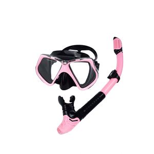 Custom Logo Wholesale Silicone Snorkeling Goggles With Dry Top Snorkel Tube Diving Snorkel Mask Set With Action <b>Camera</b> Mount - Product Image 5