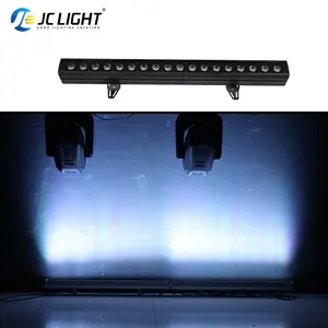 Fournisseurs d'éclairage de scène 18x10w Rgbw 4 en 1 Led lumières de barre de lavage mural pour Dj décoration de scène de mariage