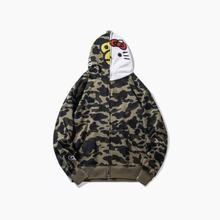 Shark Camo Zip Hoodie