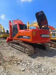 सेकेंड हैंड DOOSAN DH220 प्रयुक्त इंजीनियरिंग मशीनरी मूल Doosan DH220 DH300 DX75 DX140 DX225 क्रॉलर खुदाई