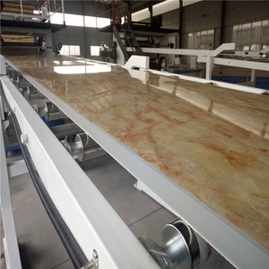 PVC nhân tạo bảng đá cẩm thạch Dây chuyền sản xuất nhựa PVC bảng đá cẩm thạch máy làm cho trang trí trong nhà - Product Image 3