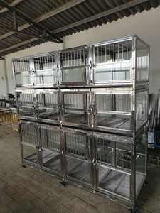 Cage à oiseaux en acier inoxydable de haute qualité et grands chenils pour perroquets - Product Image 6