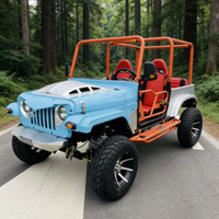 Mini Jeep 300cc à grand espace habitable, cabine multi-passagers, performance 4x4 tout-terrain pour les voyages en équipe, les loisirs et les déplacements hors route