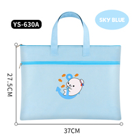 Sac de classement A4 double couche imperméable personnalisable avec logo, sac à main mignon pour étudiants, sac à main pour femmes, sac d'école