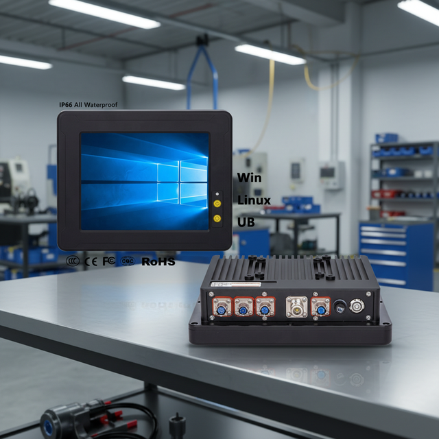 8 Inch IP66 Waterproof In-Vehicle Computer Industrial Fanless Mini Panel PC Embedded TouchScreen Vehicle-mounted All in One Pc
