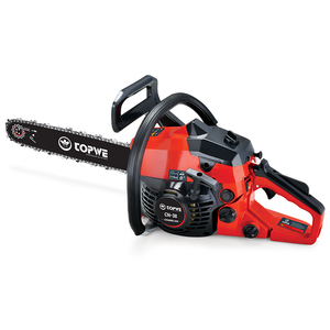 TOPWE Custom Logo Wood Cutting Garden Tools <b>Gasoline</b> 38cc Low Profile Chain Saw Machine - Product Image 6