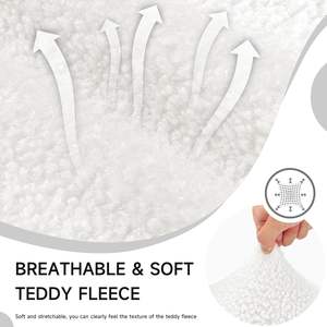 Housse <span class=keywords><strong>de</strong></span> canapé moderne en velours Teddy épais et housse <span class=keywords><strong>de</strong></span> chaise <span class=keywords><strong>de</strong></span> salle à manger universelle pour <span class=keywords><strong>table</strong></span> à manger, lavage à la main – Grande Vente - Product Image 4