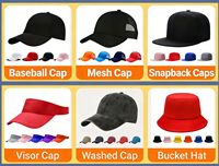 Casquettes de baseball en coton brodées 3D à deux tons avec logo personnalisé POD, 5 panneaux, pour hommes