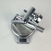 Robinet de cuisine classique à eau froide instantanée, 2 trous, montage sur plan, en acier inoxydable, finition chromée