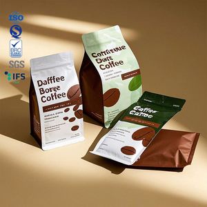 Sacs en plastique recyclables personnalisés Doypack thé café pour l'emballage de sacs à fermeture éclair mate en feuille d'aluminium pochettes anti-odeur - Product Image 3