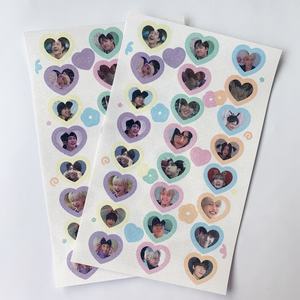 แผ่นสติกเกอร์เคป๊อปเดโคแบบใสแวววาวกำหนดได้เอง,แผ่นระยิบระยับพร้อมพื้นหลังใส - Product Image 5