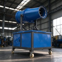Canon à brouillard en acier inoxydable de 50 m avec conception anti-corrosion pour utilisation en port et dans l'industrie chimique