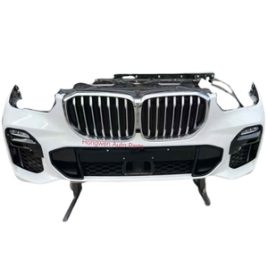 Venta al por mayor de <span class=keywords><strong>segunda</strong></span> <span class=keywords><strong>mano</strong></span> para <span class=keywords><strong>BMW</strong></span> <span class=keywords><strong>X5</strong></span> G05 parachoques delantero usado superventas electrónico tanque de agua radiador frontal sobre rejilla coche Bum - Product Image 1