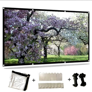 Pantalla <span class=keywords><strong>de</strong></span> <span class=keywords><strong>Proyector</strong></span> <span class=keywords><strong>de</strong></span> 60 <span class=keywords><strong>100</strong></span> 72 84 90 150 120 <span class=keywords><strong>Pulgadas</strong></span> para Cine en Casa para <span class=keywords><strong>Proyector</strong></span> 4K HD 16:9 Noche <span class=keywords><strong>de</strong></span> Película en el Patio - Product Image 6