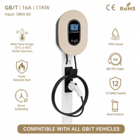 Chargeur mural intelligent WiFi 32A 7kW norme GBT IP65 pour voitures électriques BYD Aion Geely Wuling, recharge rapide à domicile