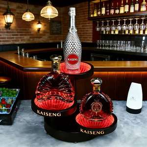 Espositore LED per Bottiglie di Champagne <span class=keywords><strong>VIP</strong></span> per Servizio Whisky e Champagne in Nightclub e Lounge, <span class=keywords><strong>Design</strong></span> Logo Gratuito, Vendita all'Ingrosso - Product Image 2