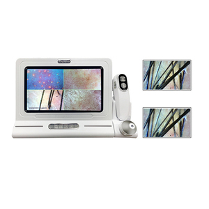 Meilleure Vente : Appareil d'analyse capillaire à 4 spectres, détecteur de follicules pileux, processeur Octa-core, fonction d'enregistrement par comparaison sur quatre panneaux - Product Image 2