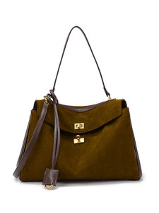 Sac fourre-tout en cuir givré haut de gamme pour femme, nouvelle collection 2025, fermeture éclair Rodeo, grande capacité, élégant, pour le quotidien, à porter à l'épaule, été - Product Image 6