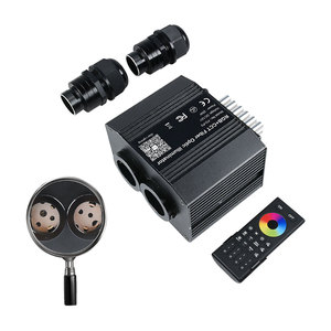Kit Cielo Stellato RGBWW Bicolore 12V 20W, Nuovo Modello Aggiornato con Fibra Ottica Attivata dal Suono e Meteore RGB per Cielo Stellato - Product Image 6